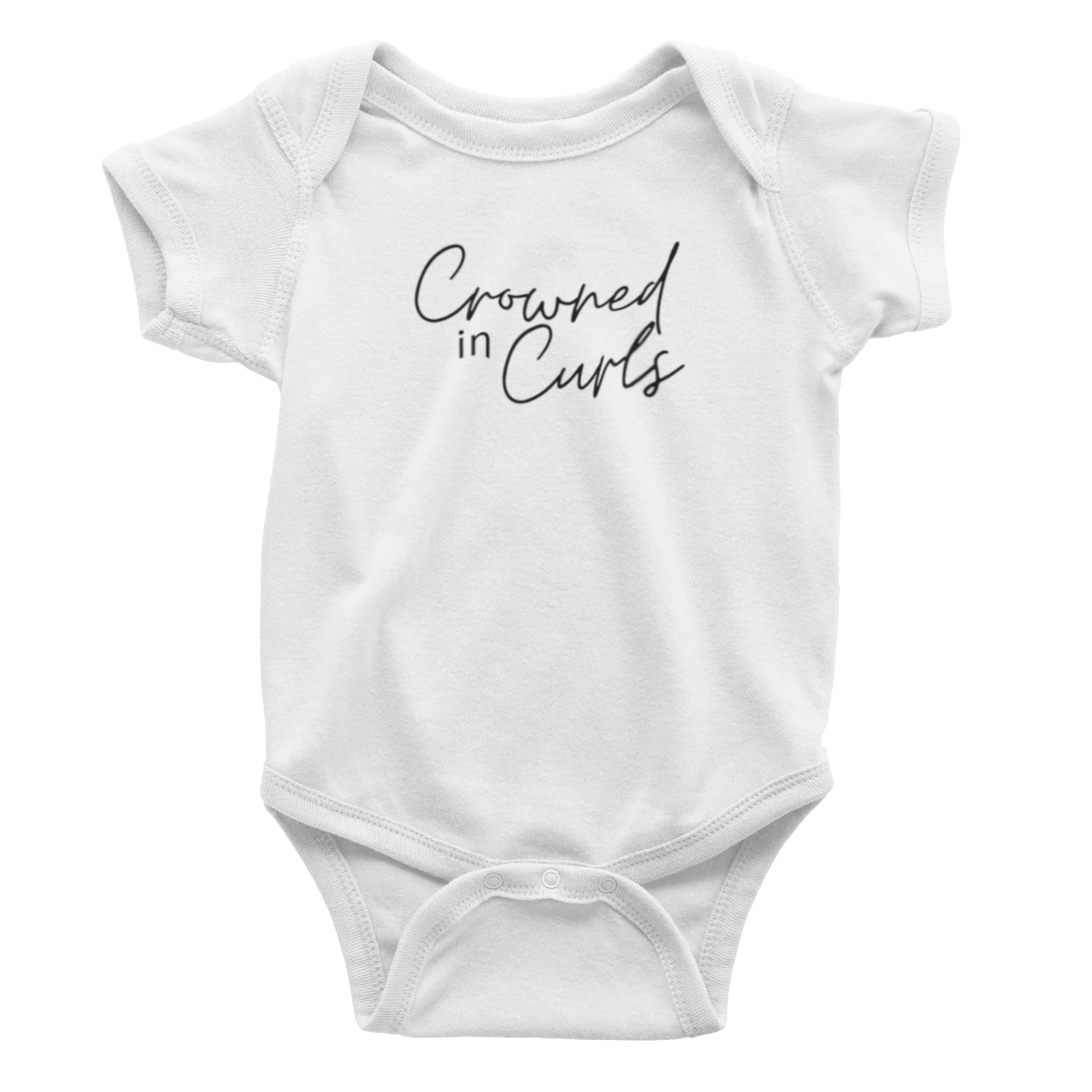 Infant Crowned in Curls - Bodysuit