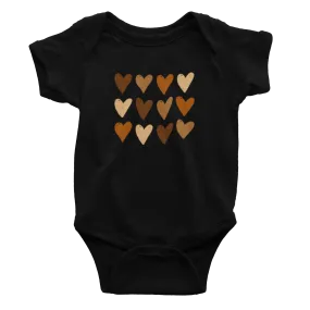 Infant Hearts Multicolor - Bodysuit