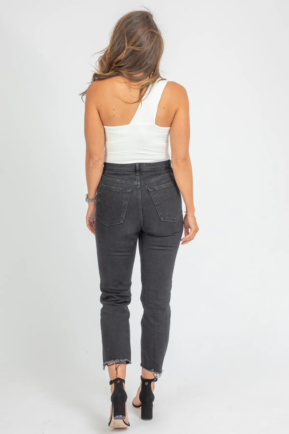 IVORY O-RING STRAP BODYSUIT
