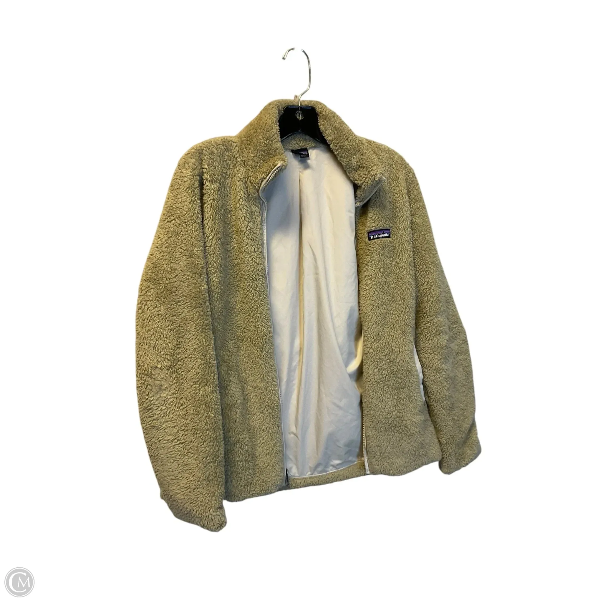 Jacket Faux Fur & Sherpa By Patagonia In Cream, Size: M