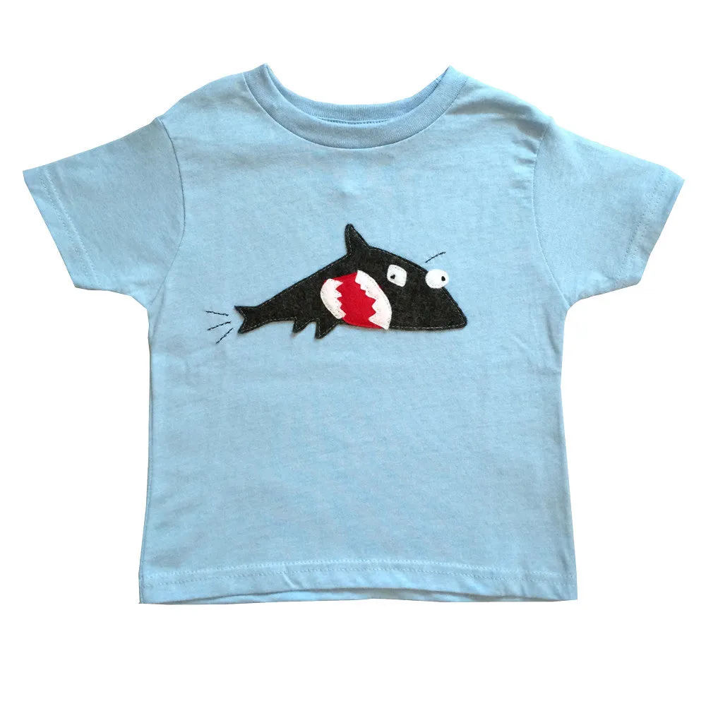 Kids T-shirt - Shark   Fish - mi cielo x Matthew Langille