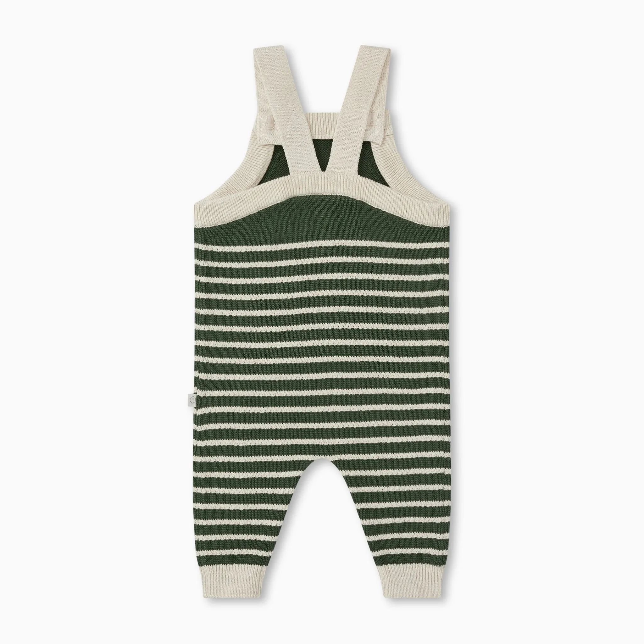 Knitted Striped Dungarees