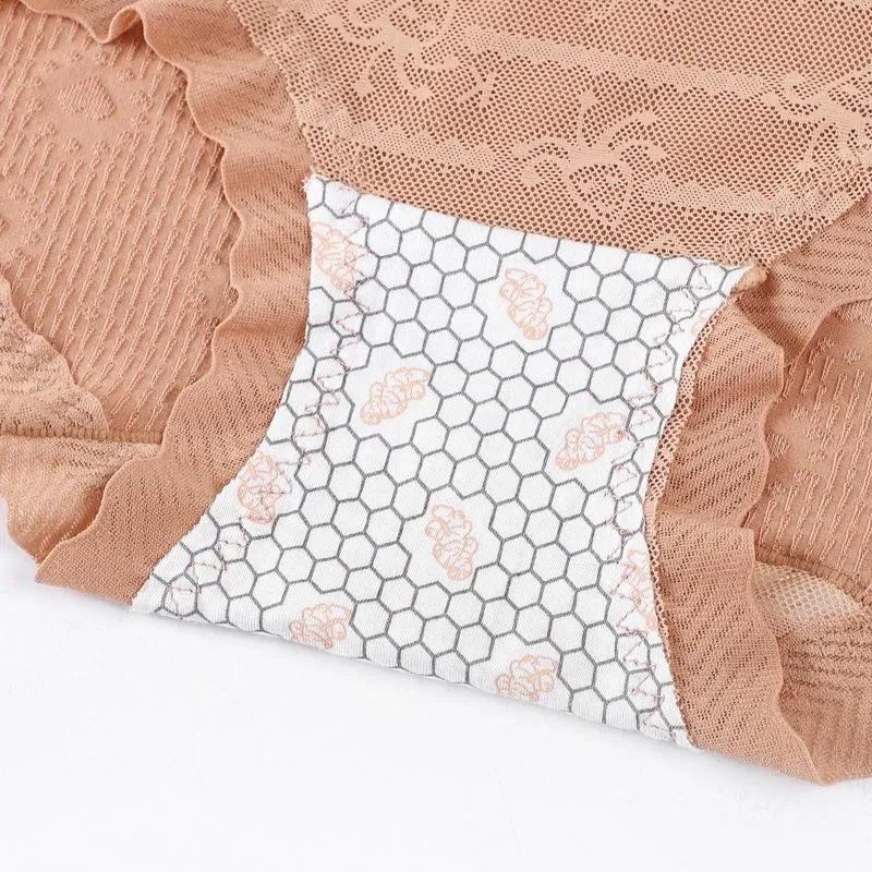 Lace belly lift buttocks panties
