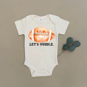 Let's Huddle Football Organic Baby Onesie®