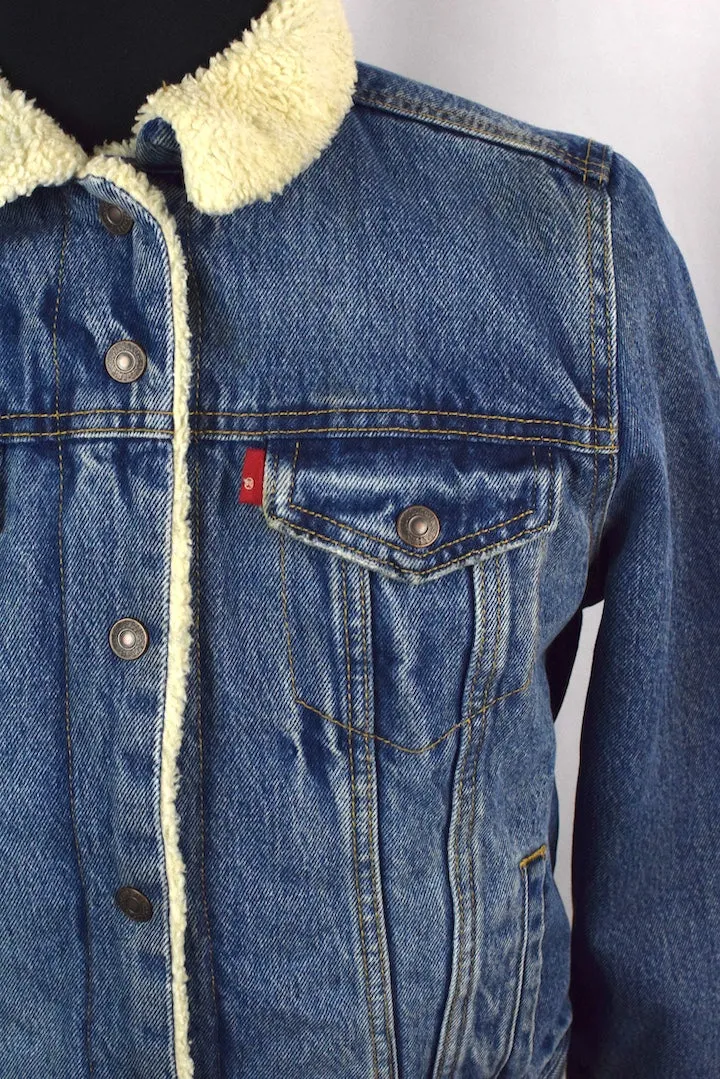 Levi Strauss Brand Denim Sherpa Jacket