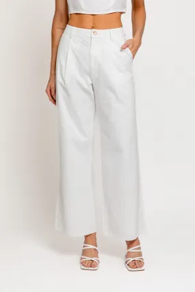 Linen white pants