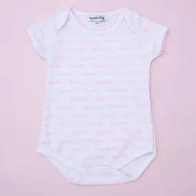 Little Sister Print Short Sleeve Bodysuit