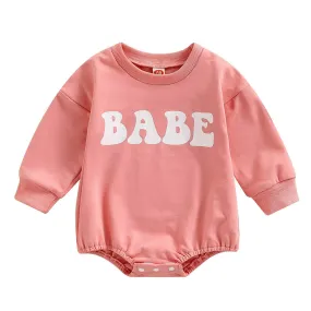 Long Sleeve Babe Baby Bodysuit