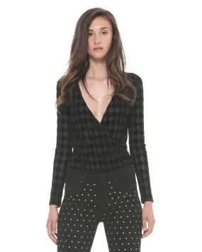 Long sleeve diamond body