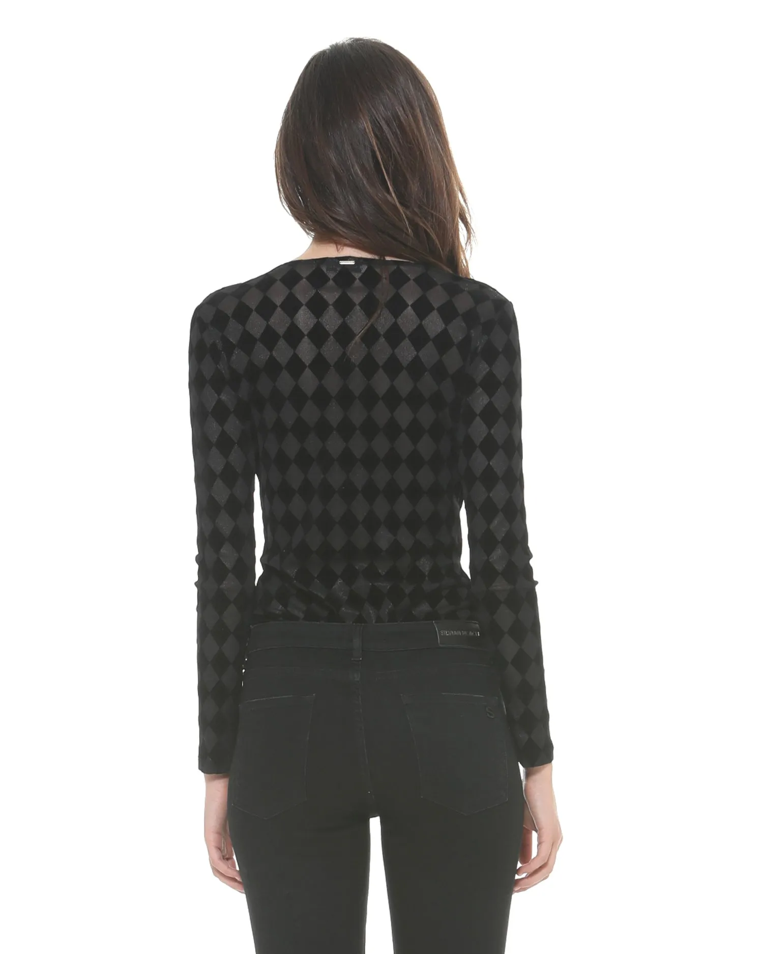 Long sleeve diamond body