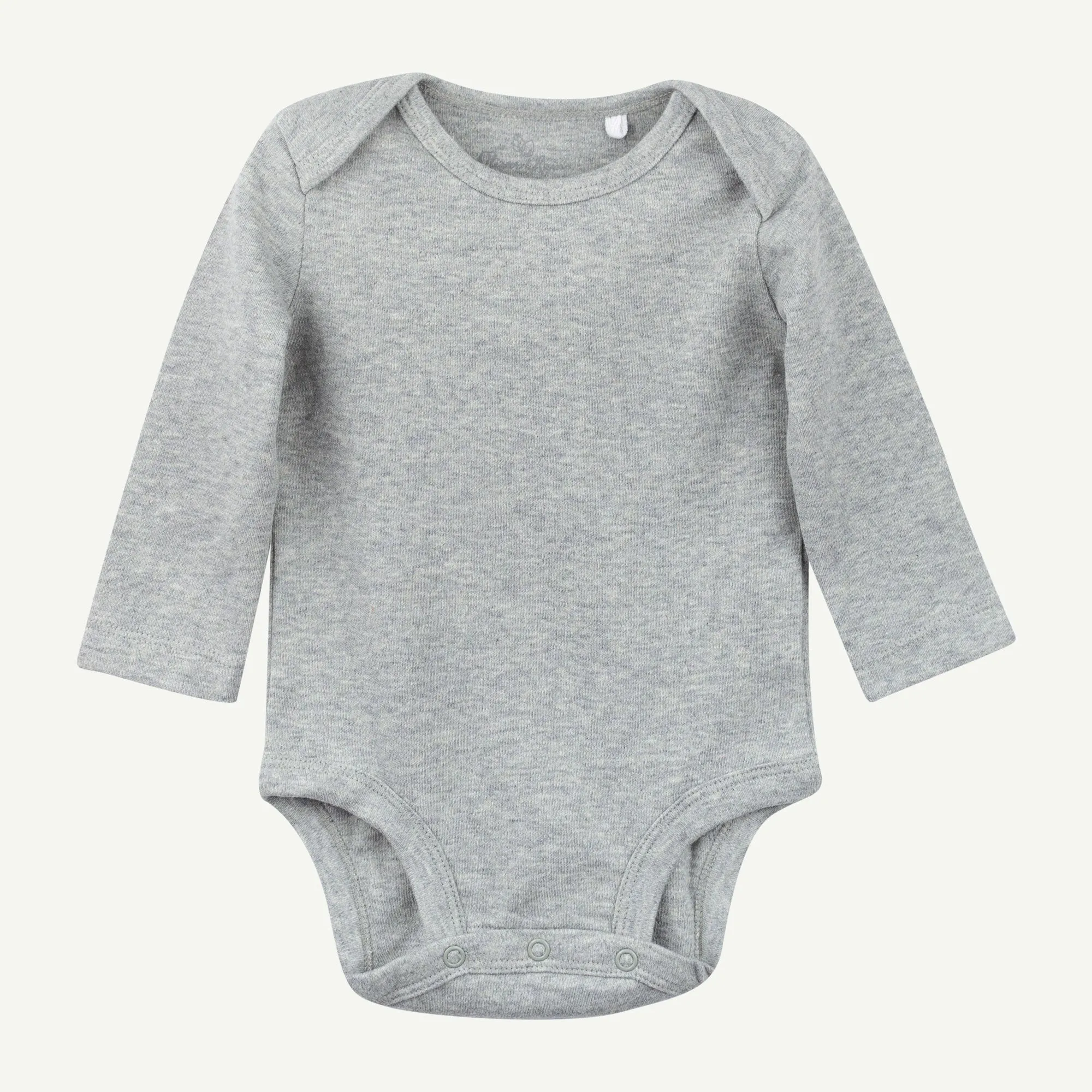 Long Sleeve Heather Gray Bodysuit