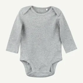 Long Sleeve Heather Gray Bodysuit