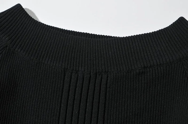 Long Sleeve Ribbed Knit Bodysuit - Multiple Colors