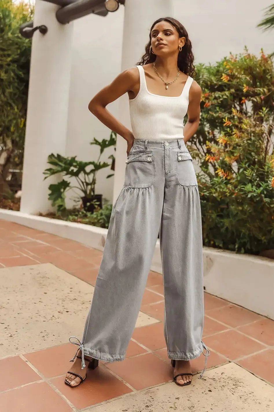 Melody Ribbed Bodysuit in White - FINAL SALE