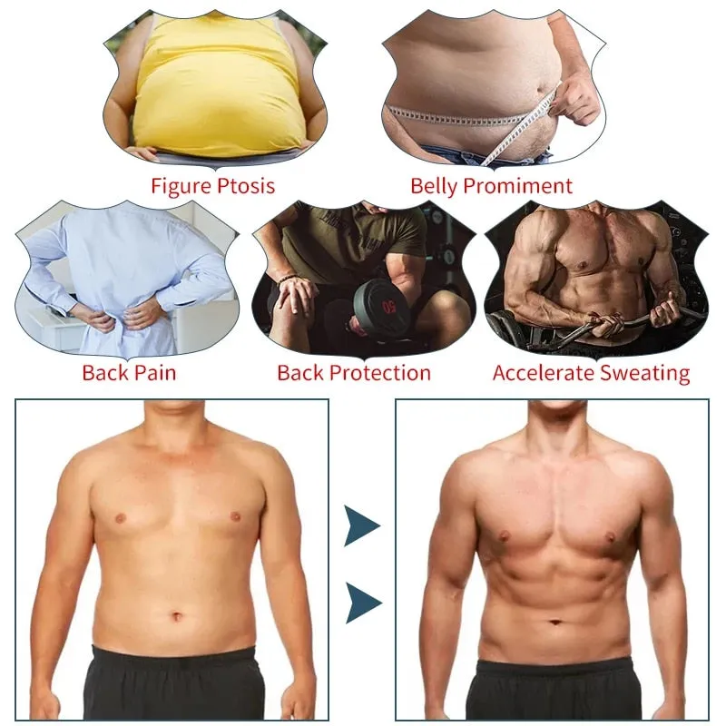 Men Body Compression High Waist Training Shorts Underwear