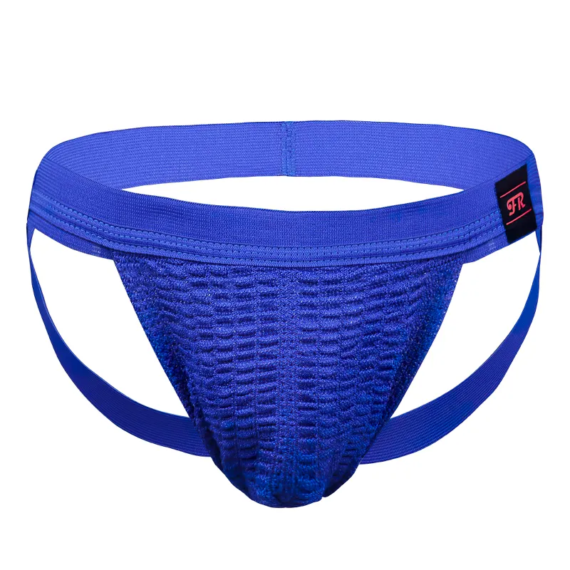 Men's Sexy Hollow Out Supporter / Elastic Jockstrap Briefs / Male Erotic Underwear