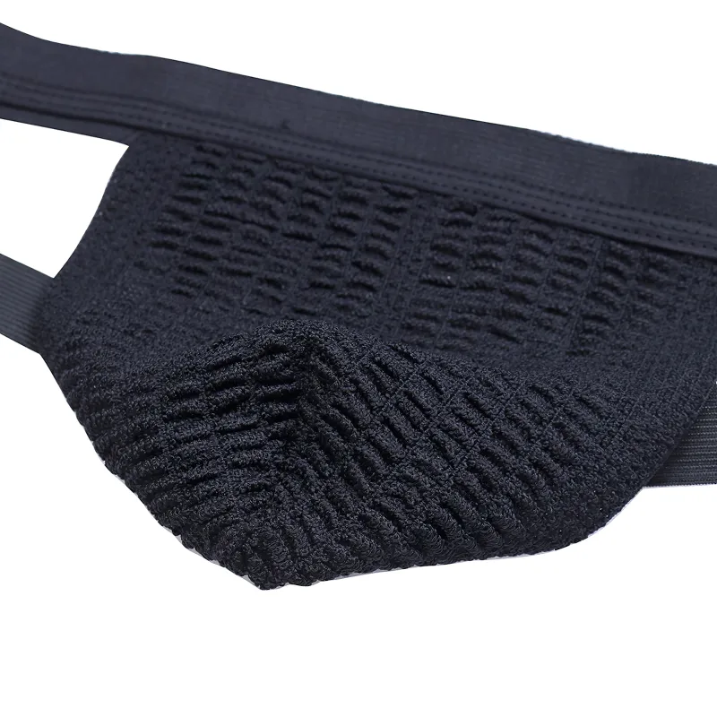 Men's Sexy Hollow Out Supporter / Elastic Jockstrap Briefs / Male Erotic Underwear