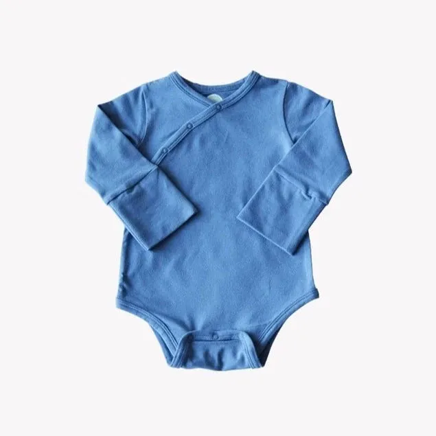 Midnight Long Sleeve Snap Shoulder Bodysuit