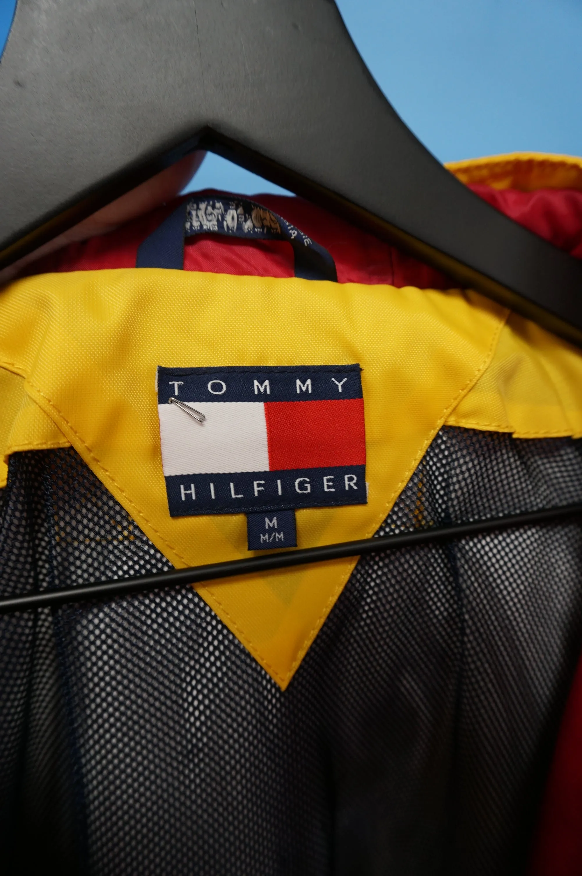 (M/L) Vtg Tommy Hilfiger Rain Coat