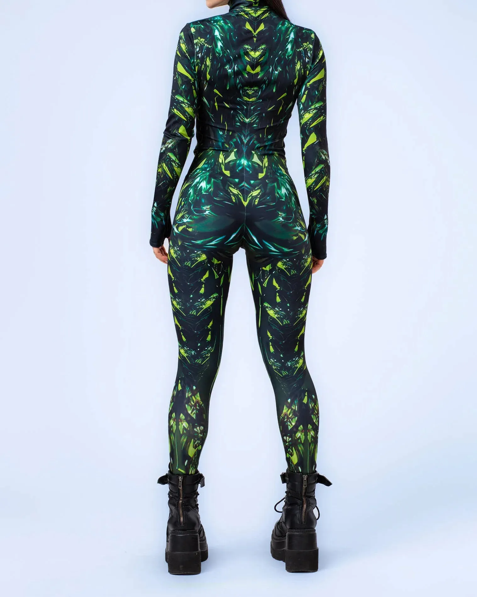 Multicolour Goddess Jumpsuit Cosplay Rave Festival Party Outfit