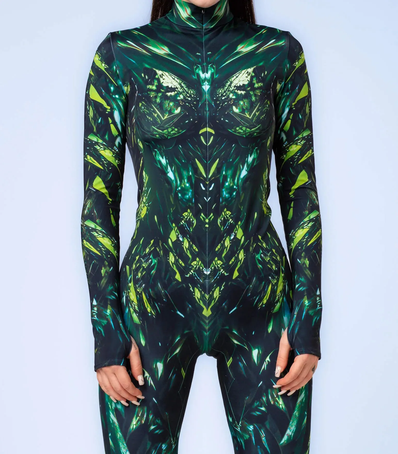 Multicolour Goddess Jumpsuit Cosplay Rave Festival Party Outfit