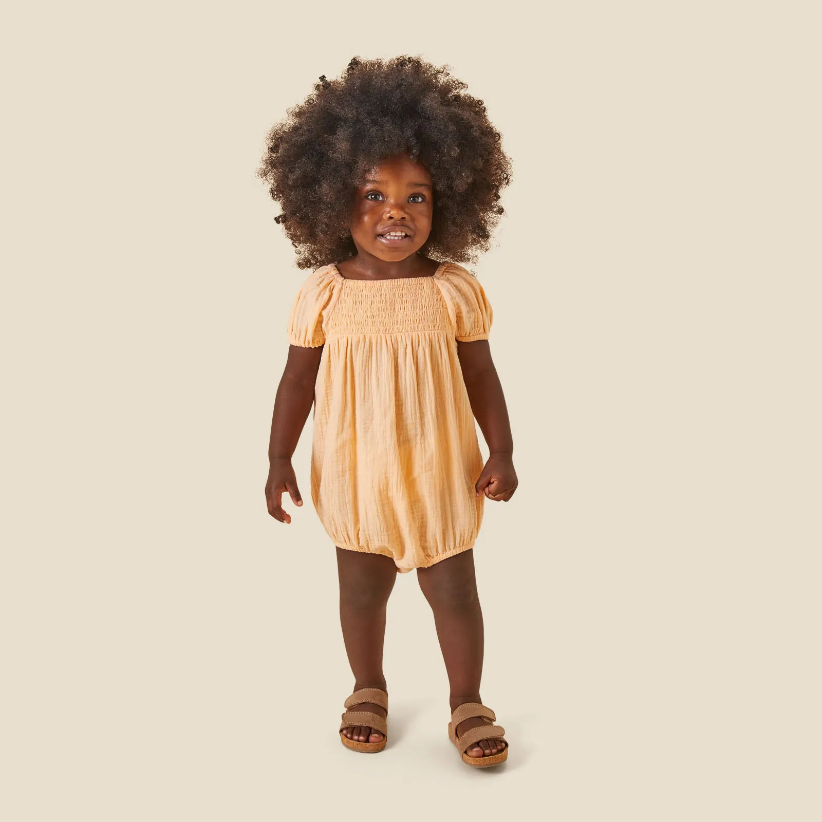 Muslin Smocked Bodysuit