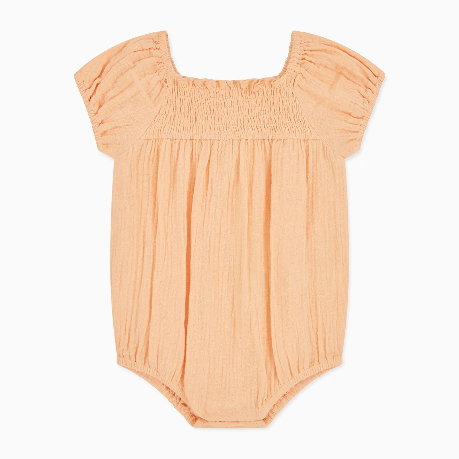 Muslin Smocked Bodysuit