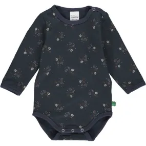 Night Blue Star Long Sleeve Bodysuit
