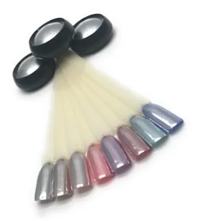 NOCTÍS Chrome metallic pigment powder, nail art