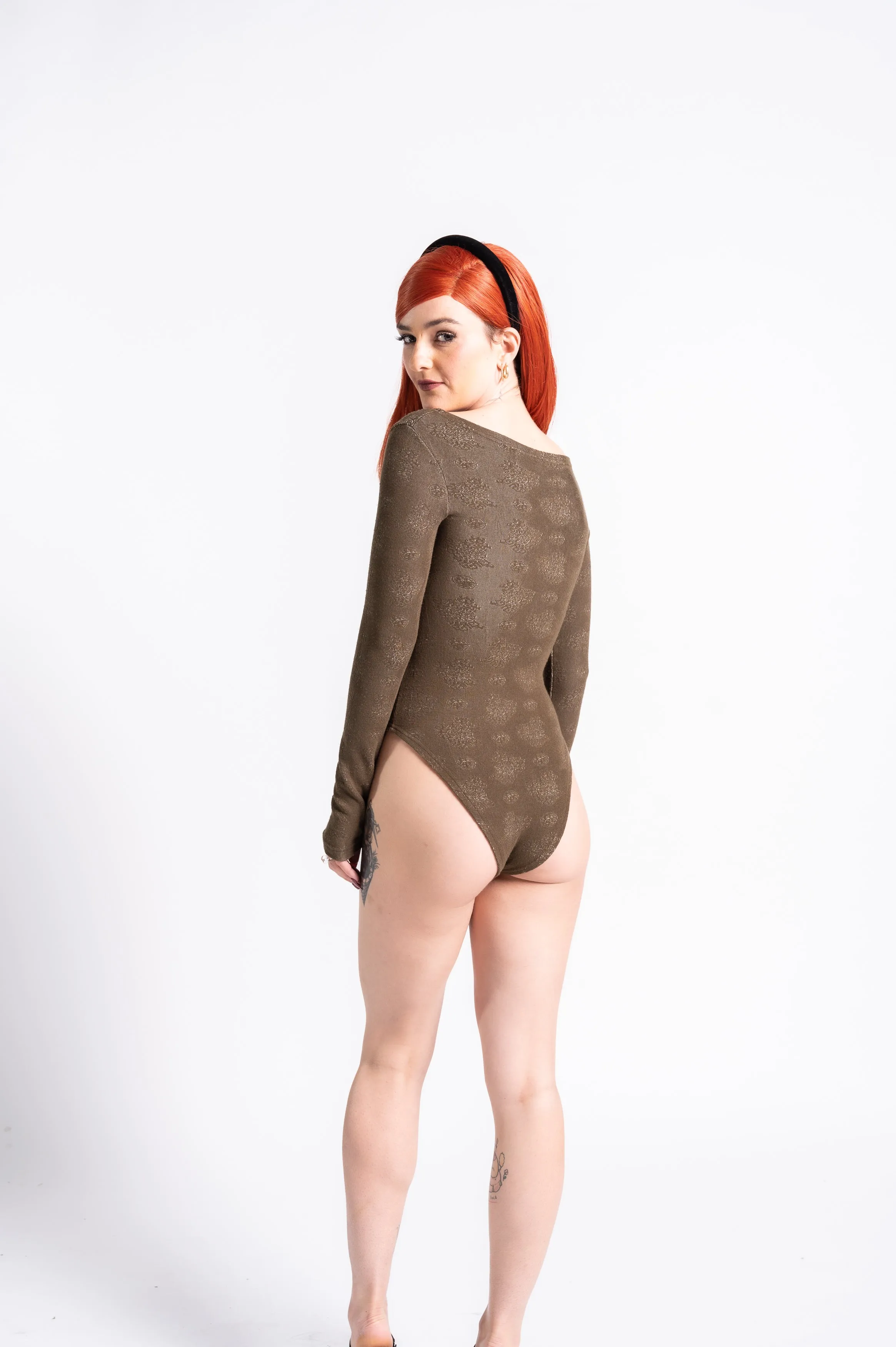 Olive Green 90’s Bodysui