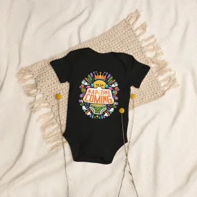 Organic Cotton Baby Bodysuit Nap Time King