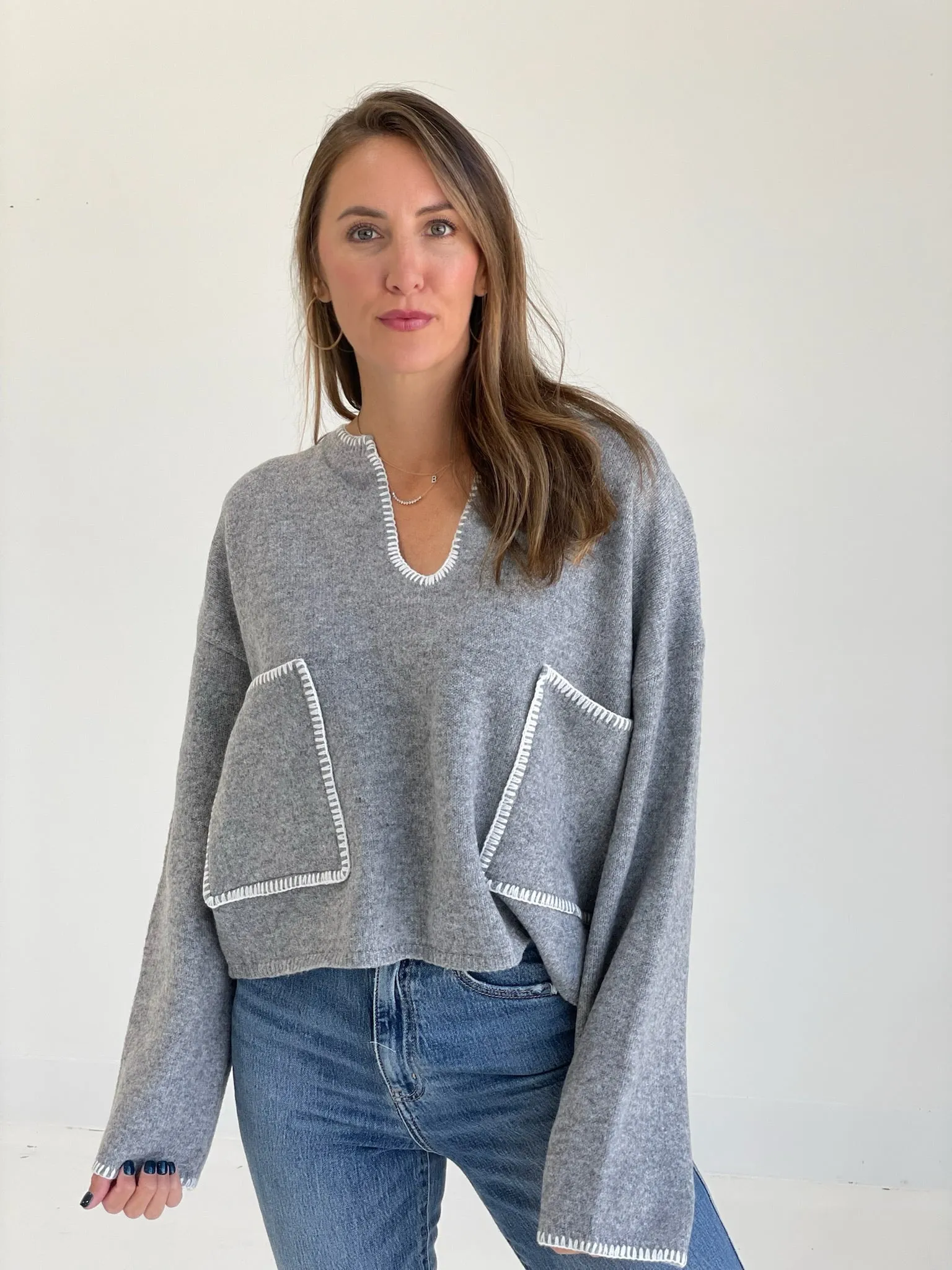 Outweigh The Cons Sweater - H Grey