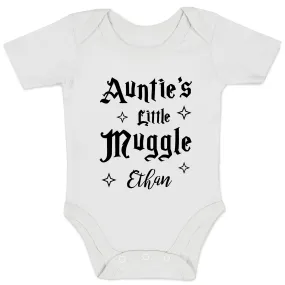 [Personalized] Endanzoo Organic Baby Bodysuit - Auntie's Little Muggle