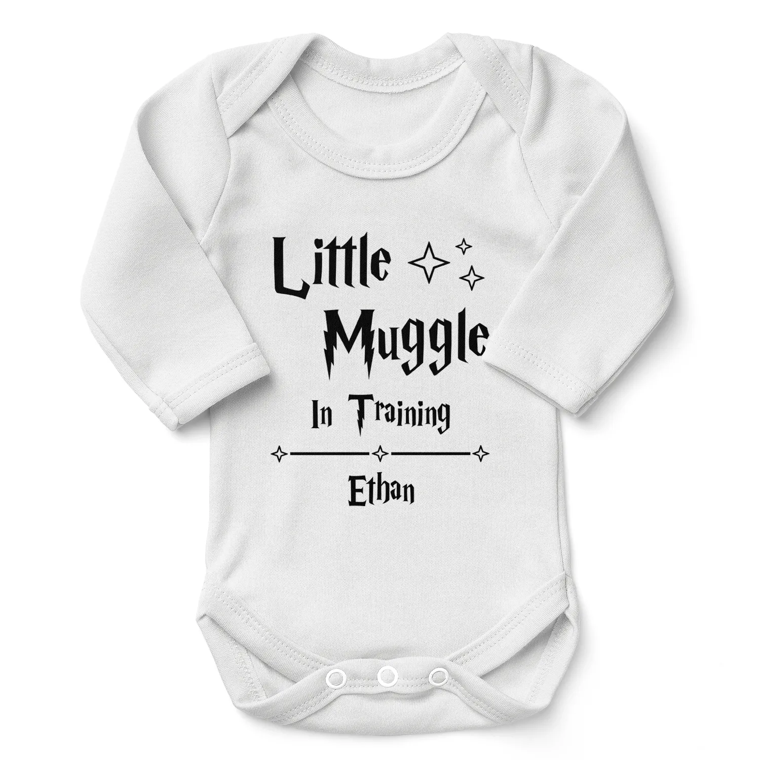 [Personalized] Endanzoo Organic Baby Bodysuit - Little Muggle in Training