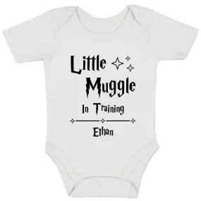 [Personalized] Endanzoo Organic Baby Bodysuit - Little Muggle in Training