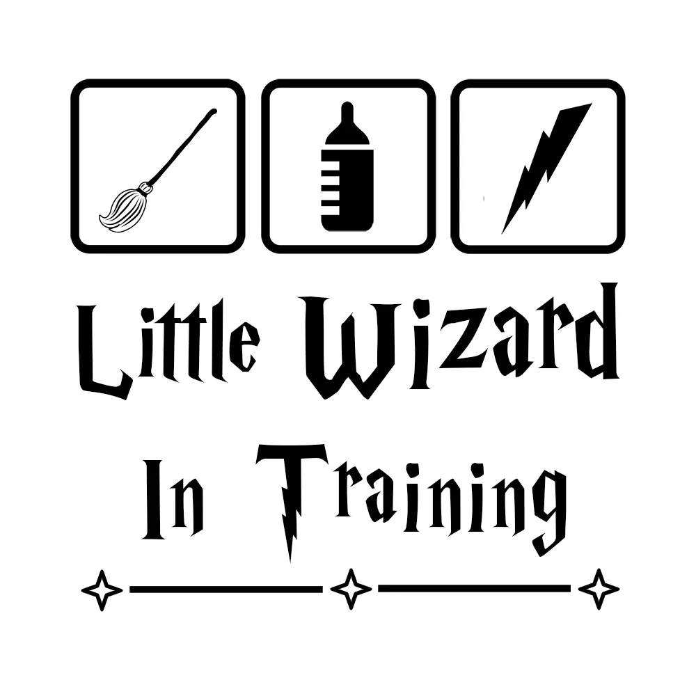 [Personalized] Endanzoo Organic Baby Bodysuit - Little Wizard in Training