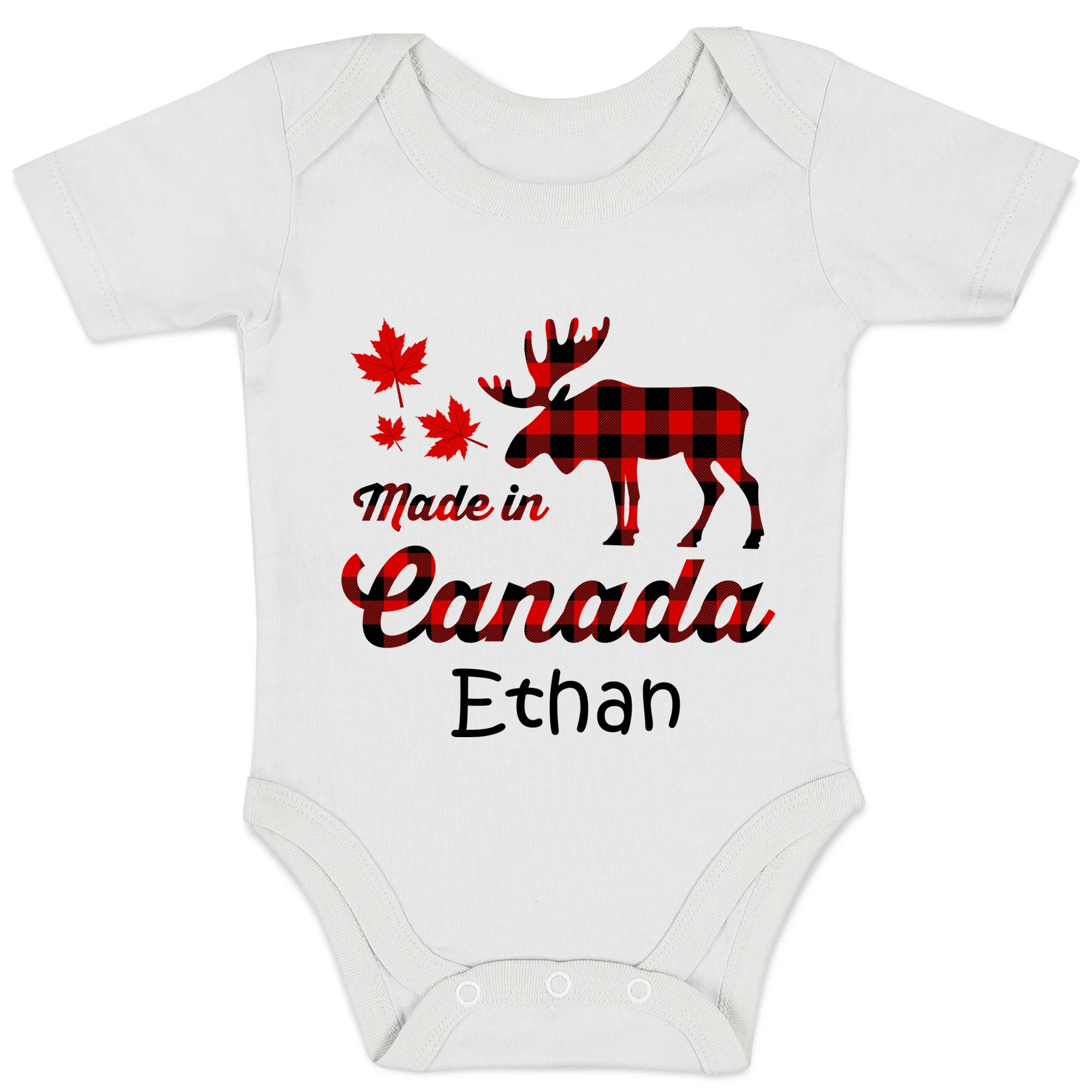 [Personalized] Endanzoo Organic Baby Bodysuit - Made in Canada