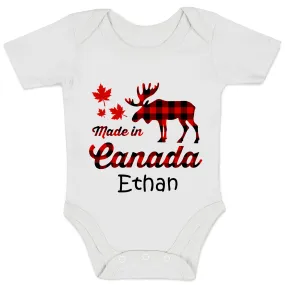 [Personalized] Endanzoo Organic Baby Bodysuit - Made in Canada