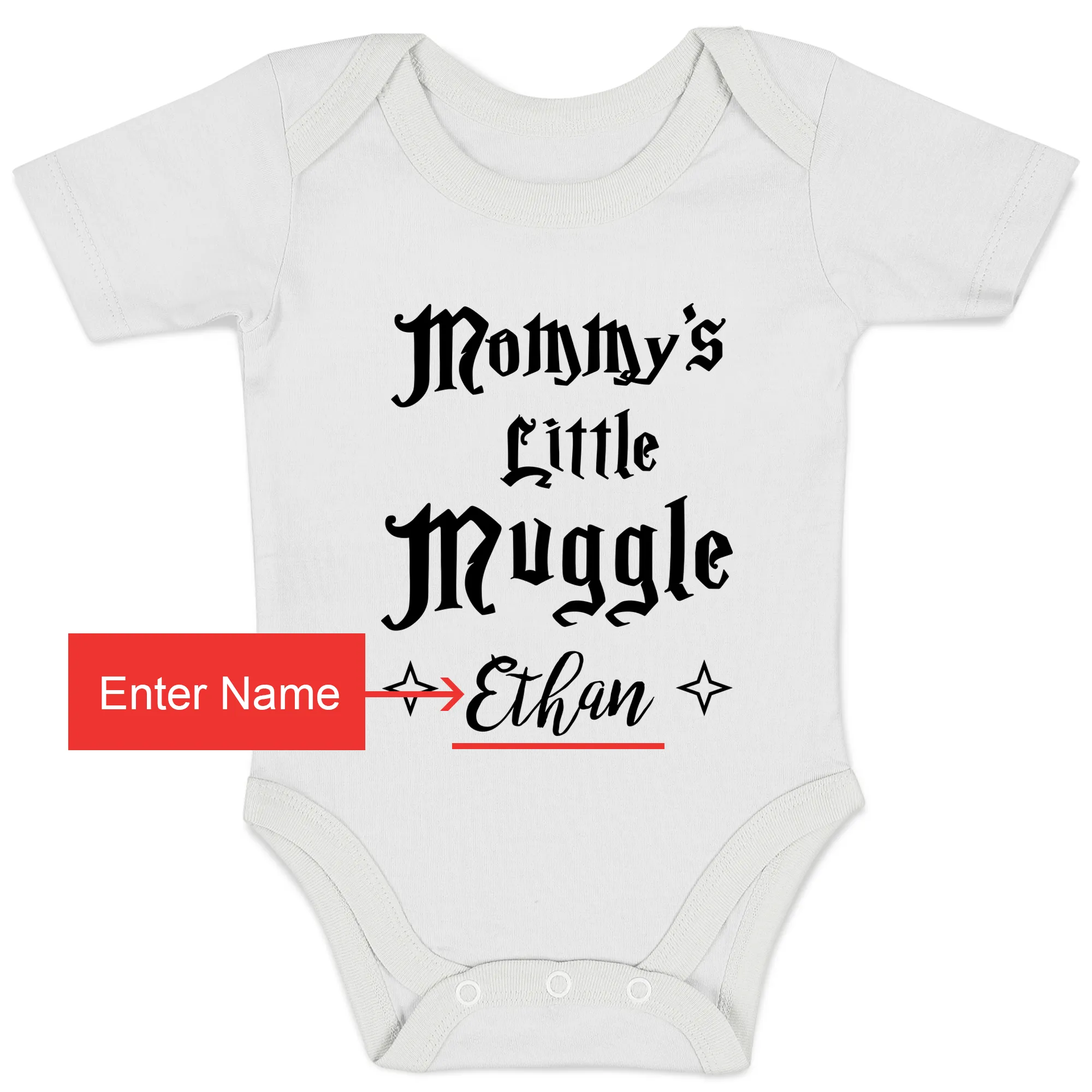 [Personalized] Endanzoo Organic Baby Bodysuit - Mommy's Little Muggle
