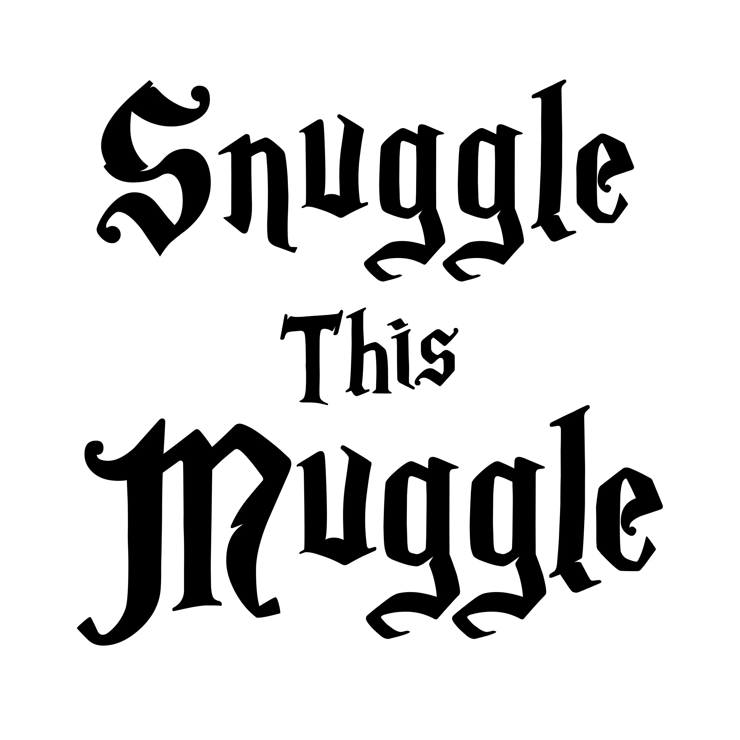 [Personalized] Endanzoo Organic Baby Bodysuit - Snuggle Muggle