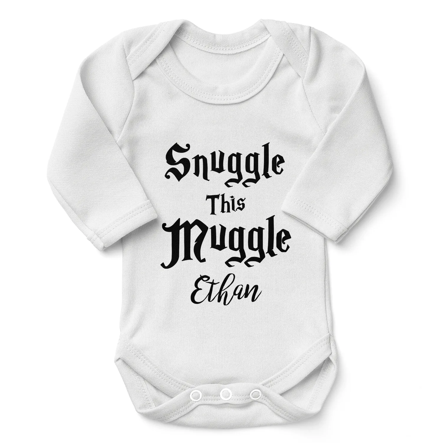 [Personalized] Endanzoo Organic Baby Bodysuit - Snuggle Muggle