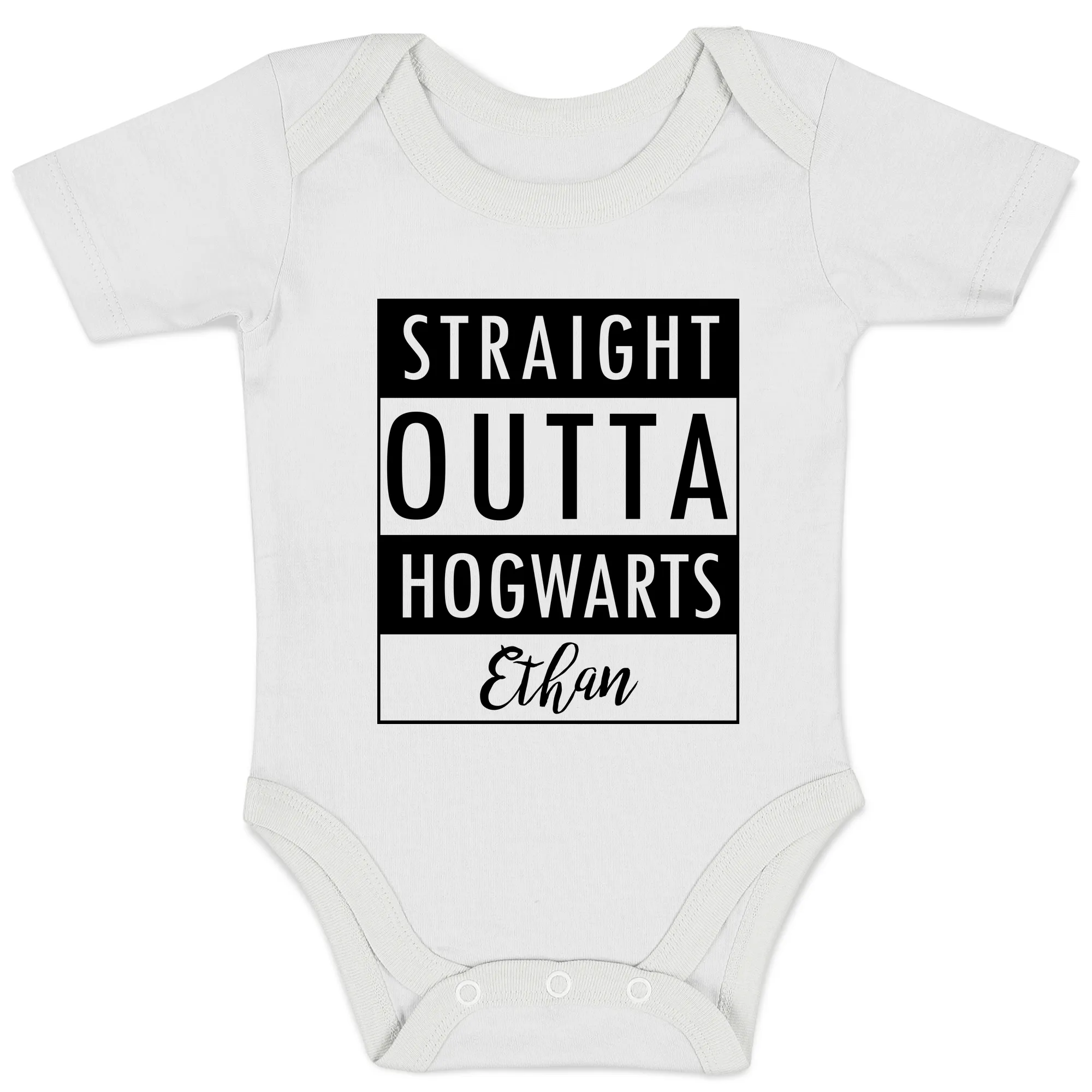 [Personalized] Endanzoo Organic Baby Bodysuit - Straight Outta Hogwarts