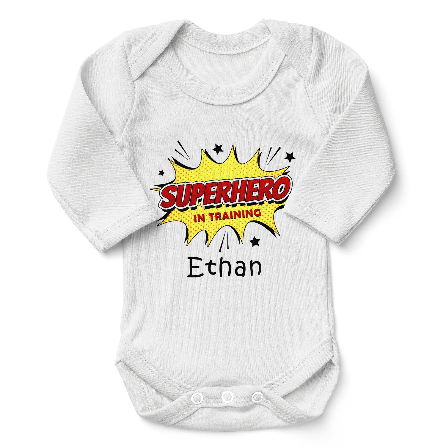 [Personalized] Endanzoo Organic Baby Bodysuit - Superhero in Training
