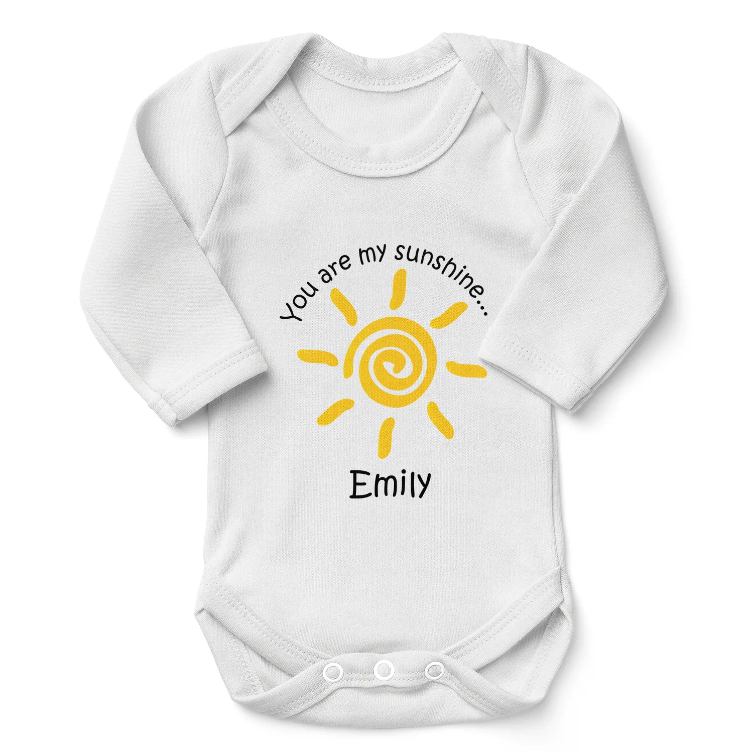 [Personalized]  Endanzoo Organic Baby Bodysuit - You are my Sunshine