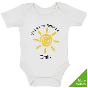 [Personalized]  Endanzoo Organic Baby Bodysuit - You are my Sunshine