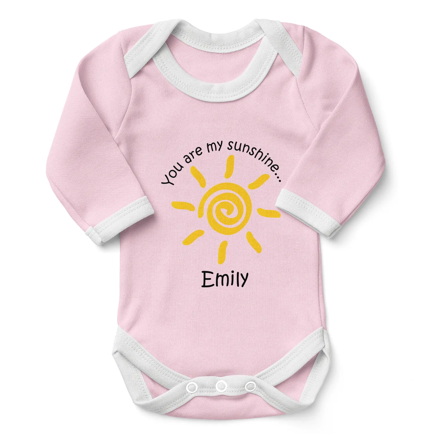 [Personalized]  Endanzoo Organic Baby Bodysuit - You are my Sunshine