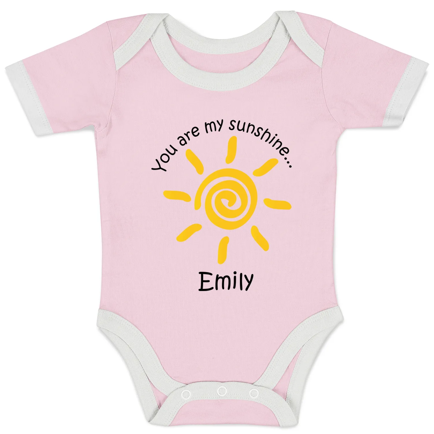 [Personalized]  Endanzoo Organic Baby Bodysuit - You are my Sunshine