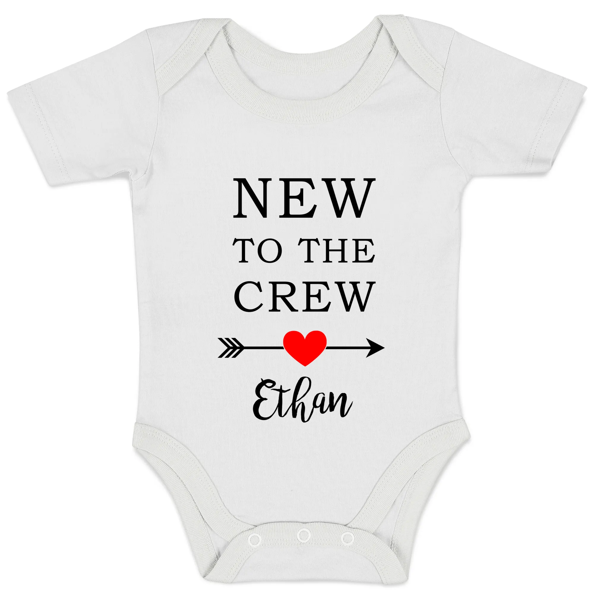[Personalized] Endanzoo Pregnancy Baby Reveal Organic Baby Bodysuit - New To The Crew