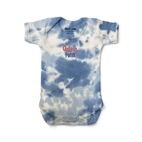 Personalized Florida Gators Script Gators Tie Dye Bodysuit