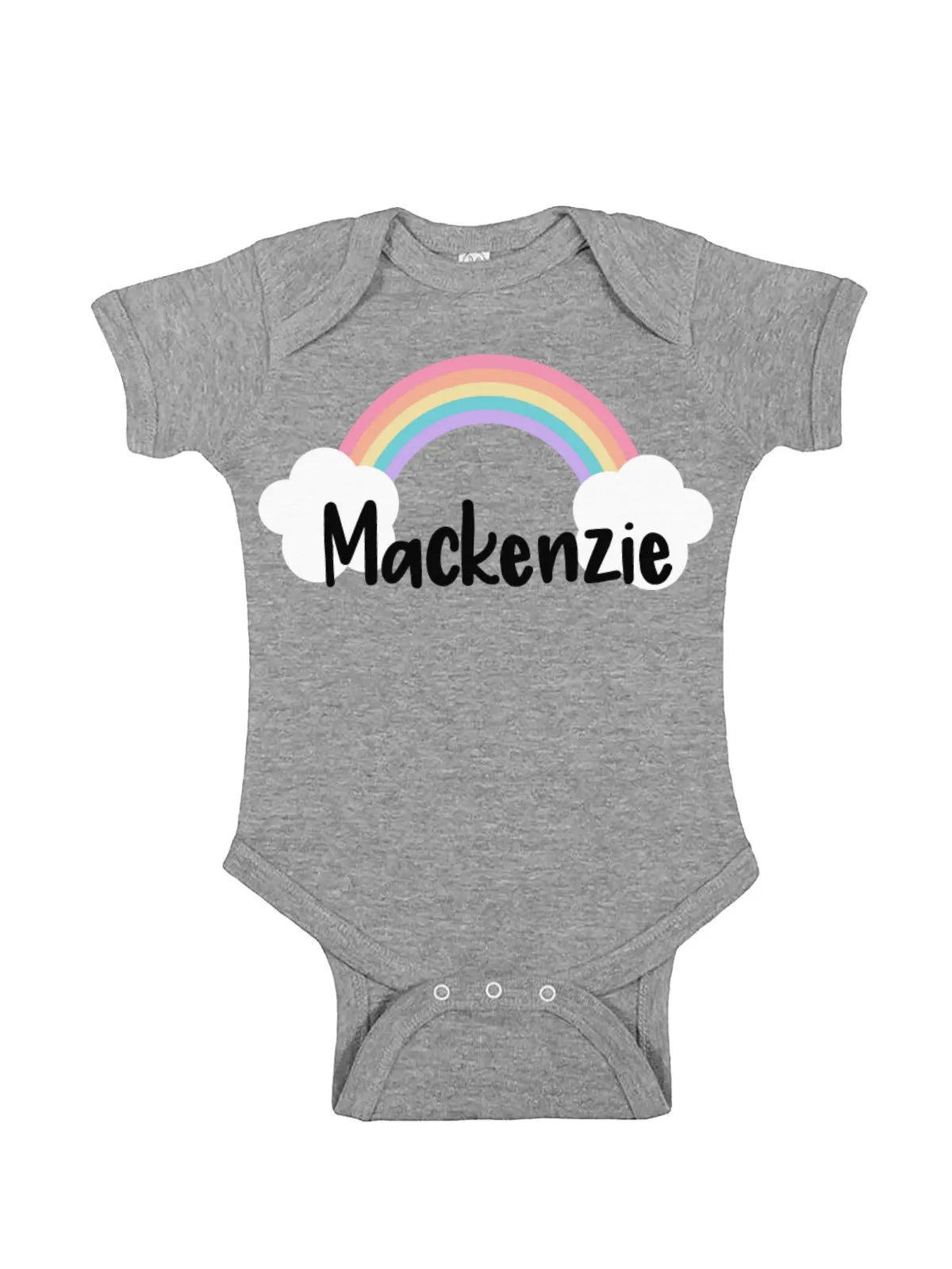 Personalized Rainbow Bodysuit